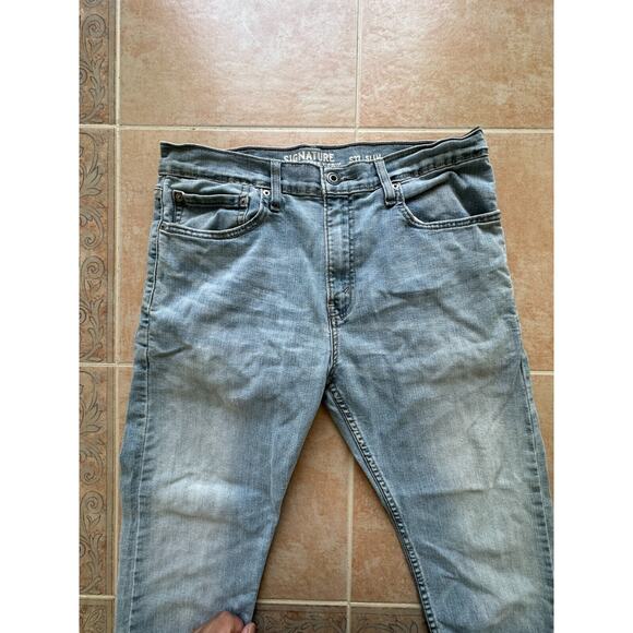 Signature by Levi Strauss & Co S37 /SLIM Jeans Men size 34X 30 (28" inseam) - Picture 4 of 12